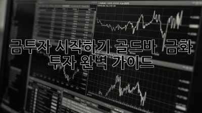 금투자 시작하기: 골드바 & 금화 투자 완벽 가이드